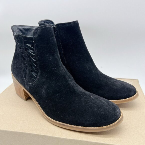 Paul Green Vienna Chelsea Ankle Boots Black Soft Suede US 9 UK 6.5 - $520 - Picture 5 of 13